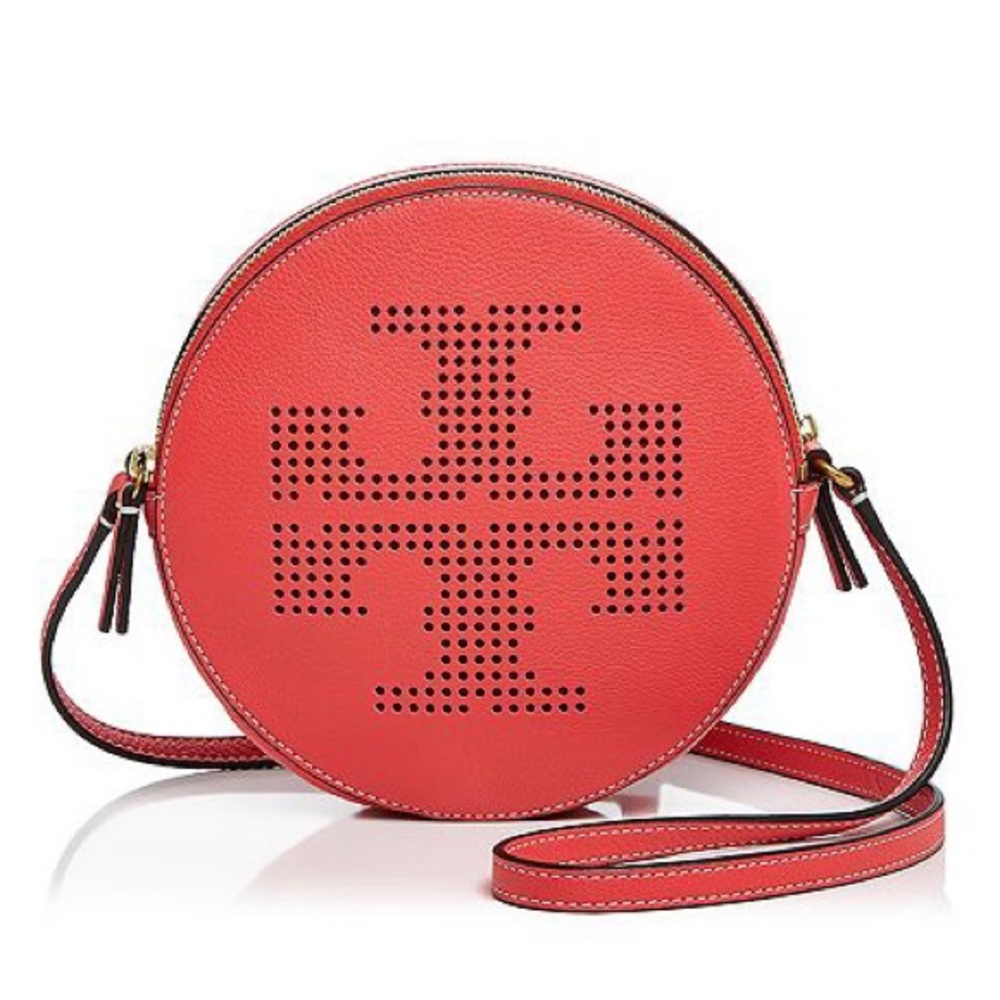 Tory Burch Perforated Logo Leather Crossbody